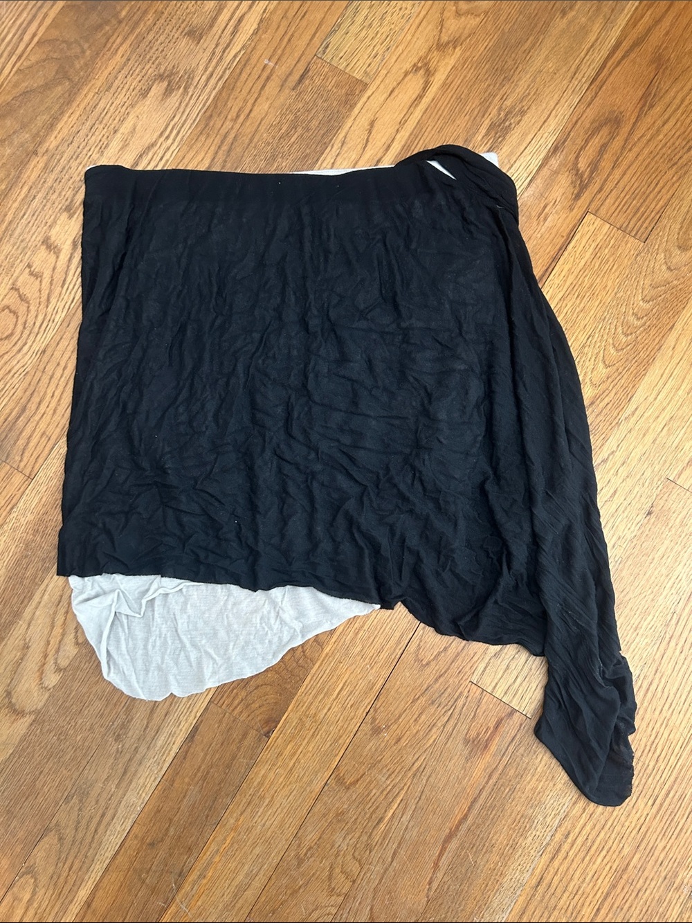Helmut Lang White Mini Skirt - Cropped Wrap Style